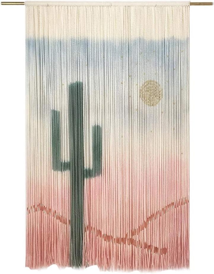 Tapestries Macrame Wall Hanging Woven Tapestry, for Home Decor, Apartment, Nursery, Party Decora (Size : W50cm×H70cm)