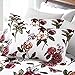 Tribeca Living 200-GSM Blossoms Printed Deep Pocket Flannel Sheet Set, Queen
