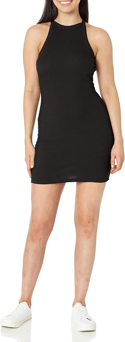 Amazon.com: SHEIN - Vestido de verano sin mangas con cuello halter para  mujer, Cuello halter, XS : Ropa, Zapatos y Joyería
