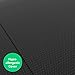 Vremi Premium Memory Foam Lumbar Back Support Pillow and Chair Cushion with Hypoallergenic Cover, Black