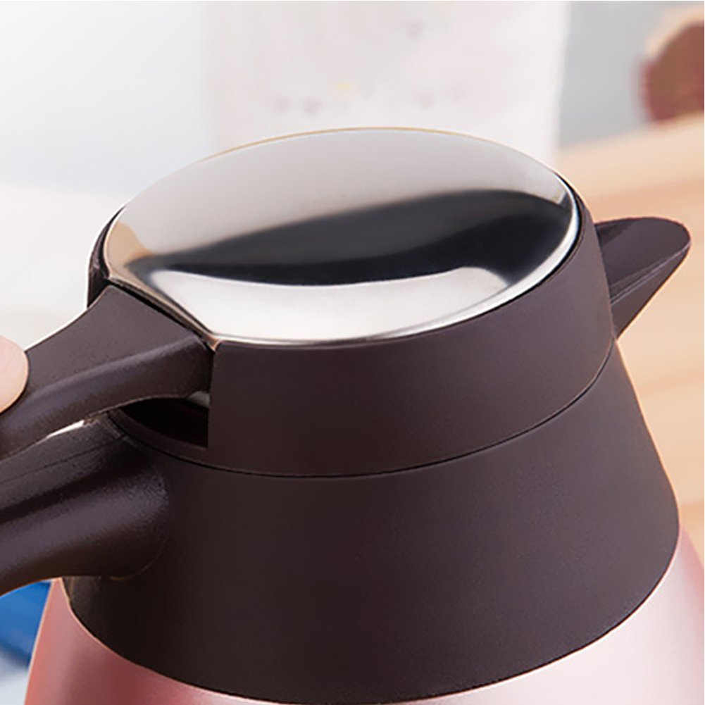 Kaffeekannen Edelstah doppelwandig vakuumisoliert Tee Isolierkanne Karaffe -2litre