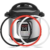 Mocoosy 3PCS Silicone Sealing Ring 8 Qt for Instant Pot Sealing ring 8 Quart, InstaPot Gasket 8qt, Replacement Rubber Seals, 