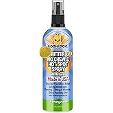 Bodhi Dog Bitter 2-in-1 No Chew &amp; Hot Spot Spray - Natural Anti-Chew Remedy Better Than Bitter Apple - Soothes Hot Spots, Deters Chewing - Safe for Skin, Wounds &amp; Furniture- Made in USA (8 Fl Oz)