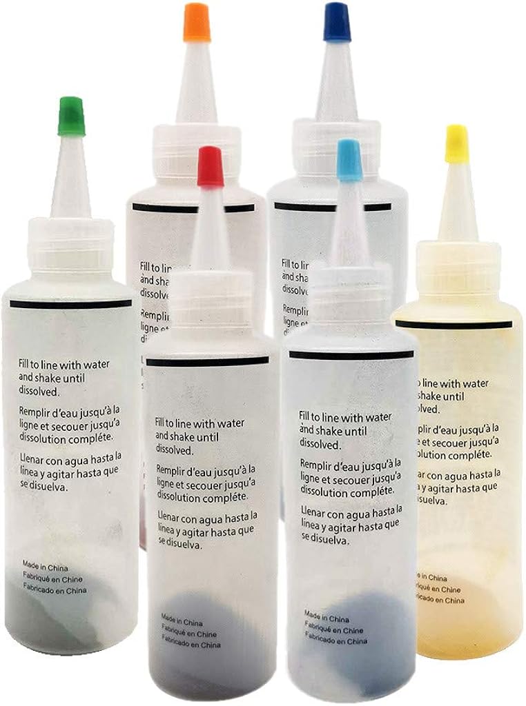 HUBA Tie Dye Kit, 3-12 Farben einstufige Permanente Tie Dye Art Set