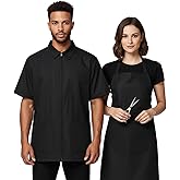 STUDIO LIMITED Barber Jacket & Salon Apron Breathable Water-Resistant Smock for Hair Stylists Functional with Zipper Closure