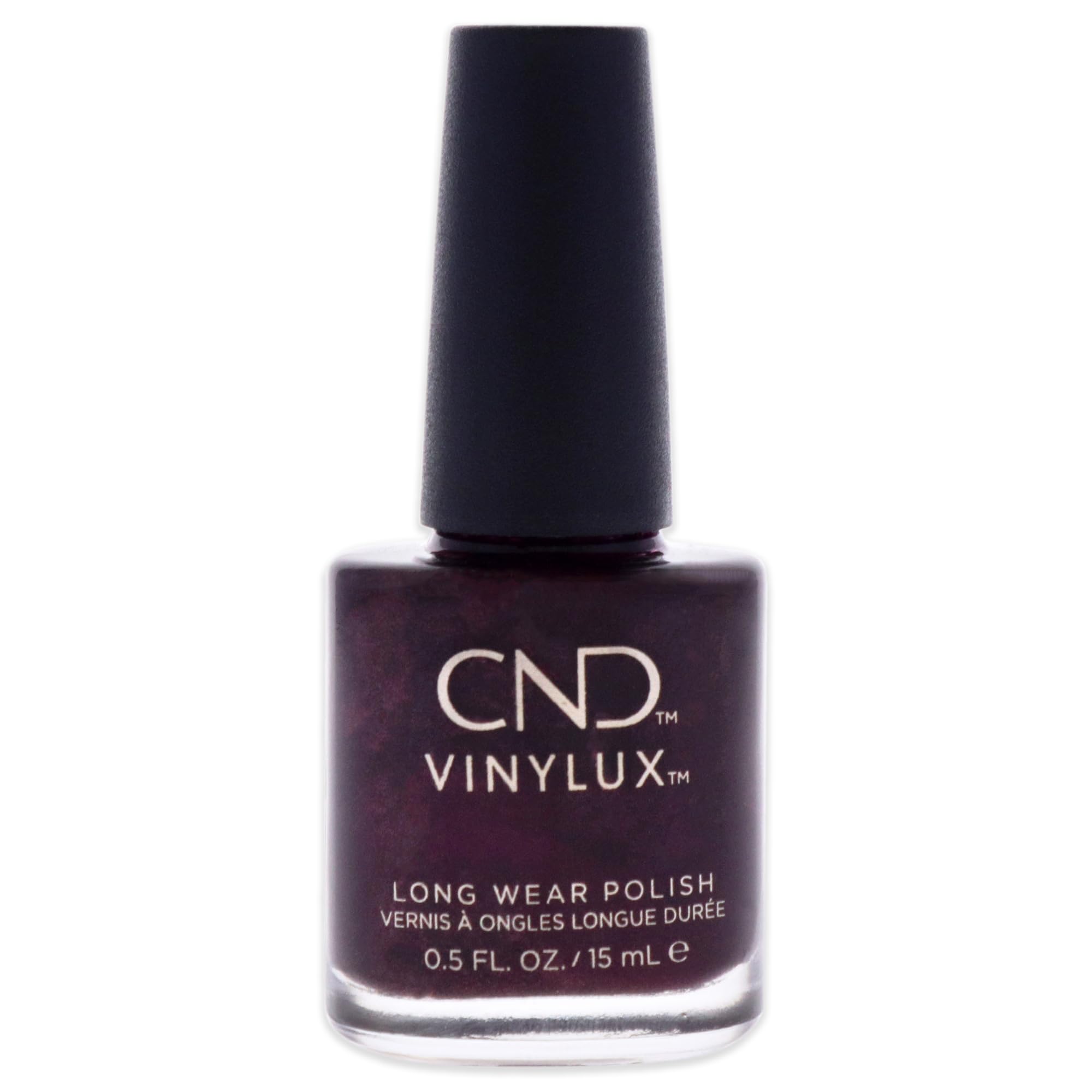 CND Vinylux Long Wear Nail Polish (No Lamp Required), 15 ml, Purple, Dark Lava