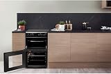 Hotpoint HD5V92KCB 50cm Double Cavity Electric Cooker Black Ceramic Hob view 6