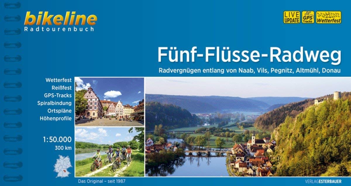 Buy Bikeline Five Rivers Cycle Route Cycling Fun Along Naab Vils