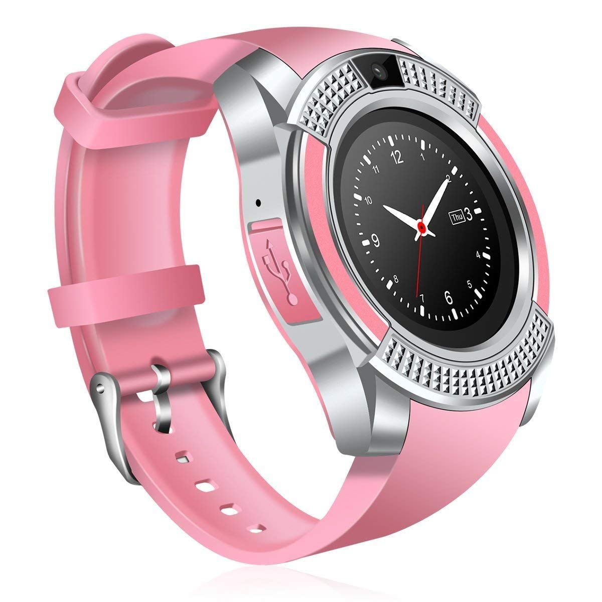 bt notification smartwatch v8