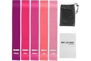 OHKANKI Pilates Board Reform,Resistance Bands, Exercice Loop Bands for PilatesReformer, Pilates Starter Set of Stretch Bands for Women