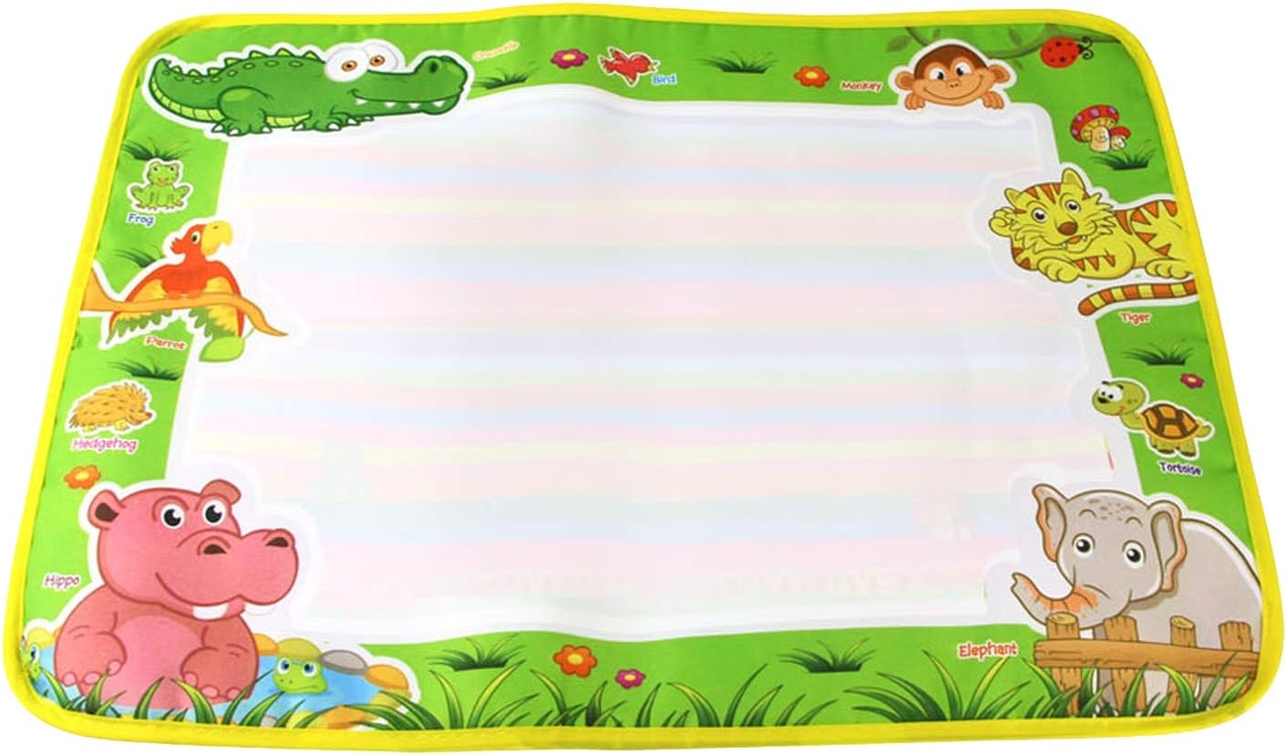 XULONG Kids Water Drawing Mat, Magic Water Doodle Mats Toddlers Painting Board Writing Mats Kids Educational Toys for 2 Year Olds Boys Girls Gifts