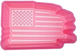(300 Design Optional) MUBYOK M416 American Flag Silicone Freshie Mold for Baking Aroma Beads Car Freshie Supplies
