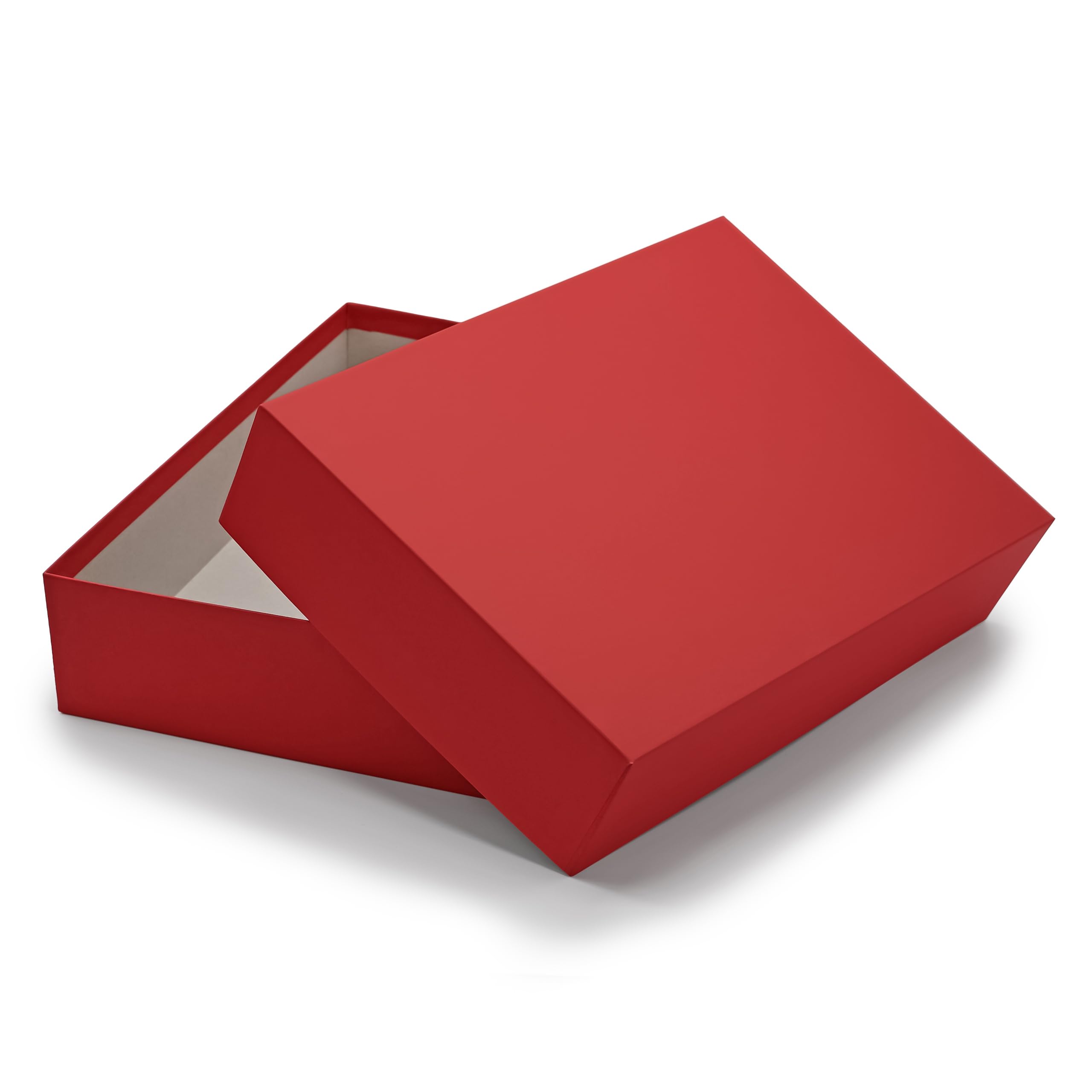 NEUSER PAPIER storage and gift boxes – 1 piece – DIN A4 – red covered – 302 x 213 x 70 mm