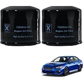 Jaxivo 15208AA170 Engine Oil Filter Compatible with Subaru 15-21 WRX 2.0L,22-25 WRX/BRZ 2.4L,For Toyota 22-25 GR86 2.4L,2PCS