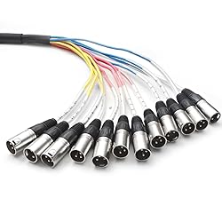 Seismic Audio - 12 Channel XLR Snake Cable - 15