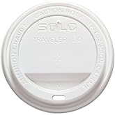 SOLO TLP316-0007 White Traveler Plastic Lid - For SOLO Paper Hot Cups (Case of 1000)