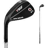 PGM 52&deg;/56&deg;/60&deg; Golf Wedge Set or Single Wedges with CNC Milled Face | Low CG for Easy Launch &amp; High Forgiveness, More Spin &amp; Control for Bunker and Short Game - Golf Clubs for Men &amp; Women