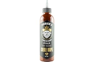 HEATONIST Dustin Poirier's Creole Maple Hot Sauce by Heartbeat, Medium Heat Made with Natural Ingredients: Chipotle Peppers, Cayenne Pepper & Canadian Maple Syrup, 5 fl oz Bottle (1-Pack)