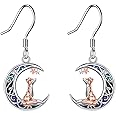 CUPENDA 925 Sterling Silver Earrings for Women Dangle Drop Earrings Jewelry Gifts