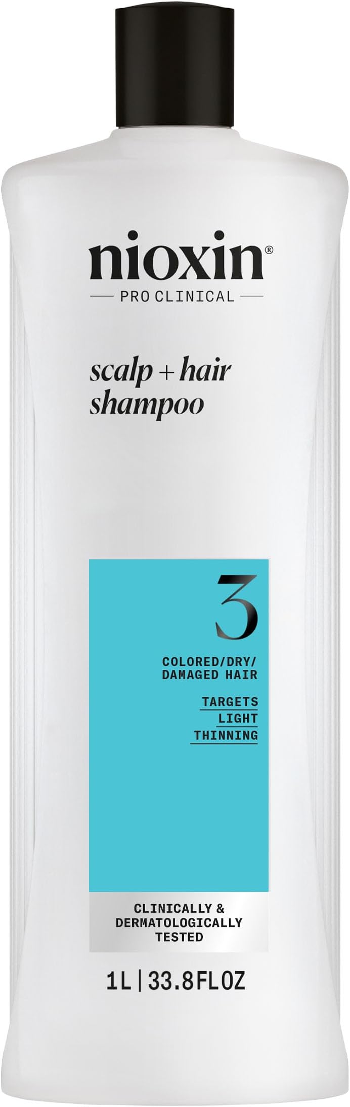 Nioxin System 3 Cleanser Shampoo for Fine Hair 1000ml