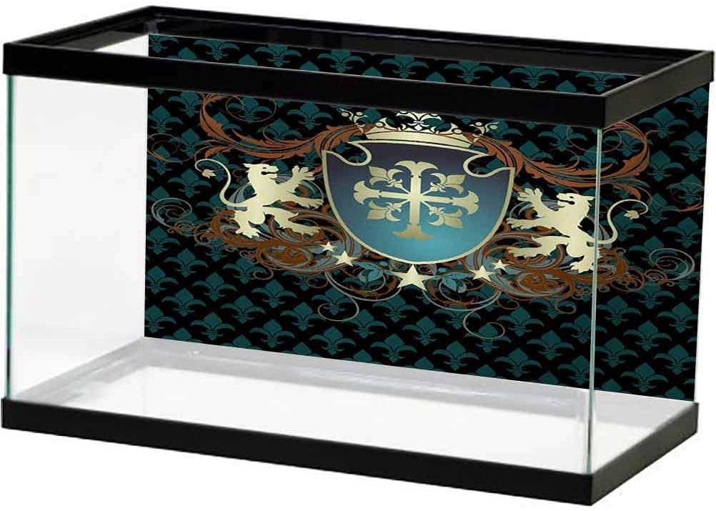 ScottDecor Medieval Aquarium Décor Backgrounds Heraldic