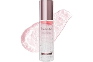 medicube Pink PDRN Collagen Glow Jelly Mist Serum | Dual-Texture Mist Serum with Niacinamide, Glutathione, Ceramide & Hyaluronic Acid | Lightweight for Deep Hydration, Radiance & Plump-Looking Skin
