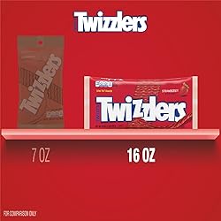 TWIZZLERS Twists Strawberry Flavored Licorice