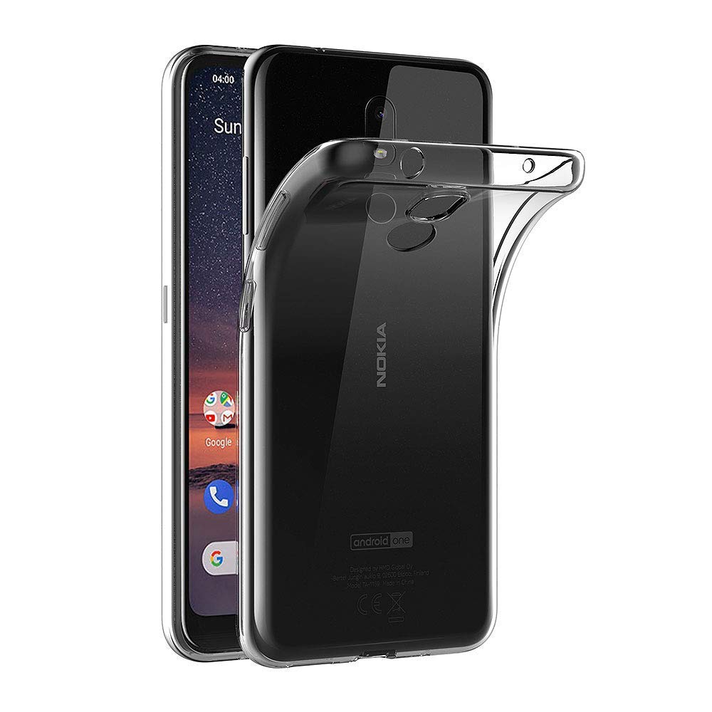 MaiJin Case for Nokia 3.2 (6.26 inch) Soft TPU Rubber Gel Bumper Transparent Back Cover
