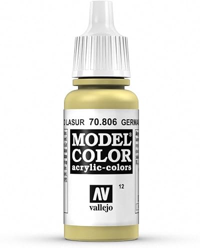 Vallejo Model Color German Yellow 17 ml Acrylic Paint Waterbased Non-Toxic