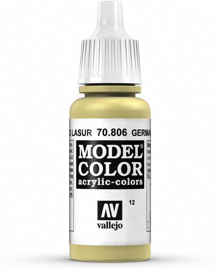 Vallejo Model Color German Yellow 17 ml Acrylic Paint Waterbased Non-Toxic