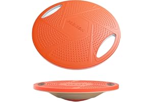PROIRON Wobble Balance Board,16.34”Stability Board,Non-Slip Exercise Balance Stability Trainer Portable Balance Board with Handle for Standing Desk, Core Training,Physical Therapy Adults Kids