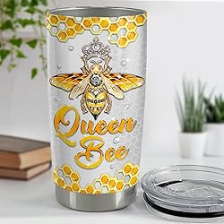 SANDJEST Bee Tumbler 20oz Jewelry Drawings