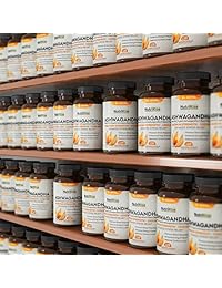 Ashwagandha 1300mg Fabricado con polvo orgánico de raíz de Ashwagandha y extracto de pimienta...