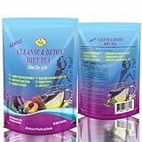 Cleanse and Detox Diet Tea Reduces Bloating, Supports Digestion. Body Cleanse, Detox, and Weight loss. Natural Appetite suppressant. Tastes Delicious.3 packs