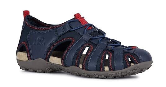 Geox D9225A0EK15C1010-M69 Strel Damen Trekkingsandale Lederimitat Geox-System