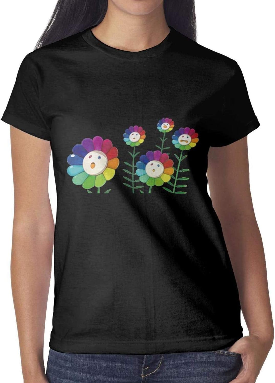 YHDTFS Women's t Shirts Billie-eilish- O-Neck Short Sleeve Cotton