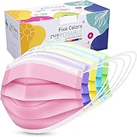 Face Mask,Pack of 50 Disposable Face Mask for Men & Women