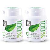 DC24 DAILY CARE 100% Xylitol Gum, No Aspartame, Sugar Free Chewing Gum, Natural Spearmint Flavor, Gluten Free, Vegan, 60 Pieces, Pack of 2