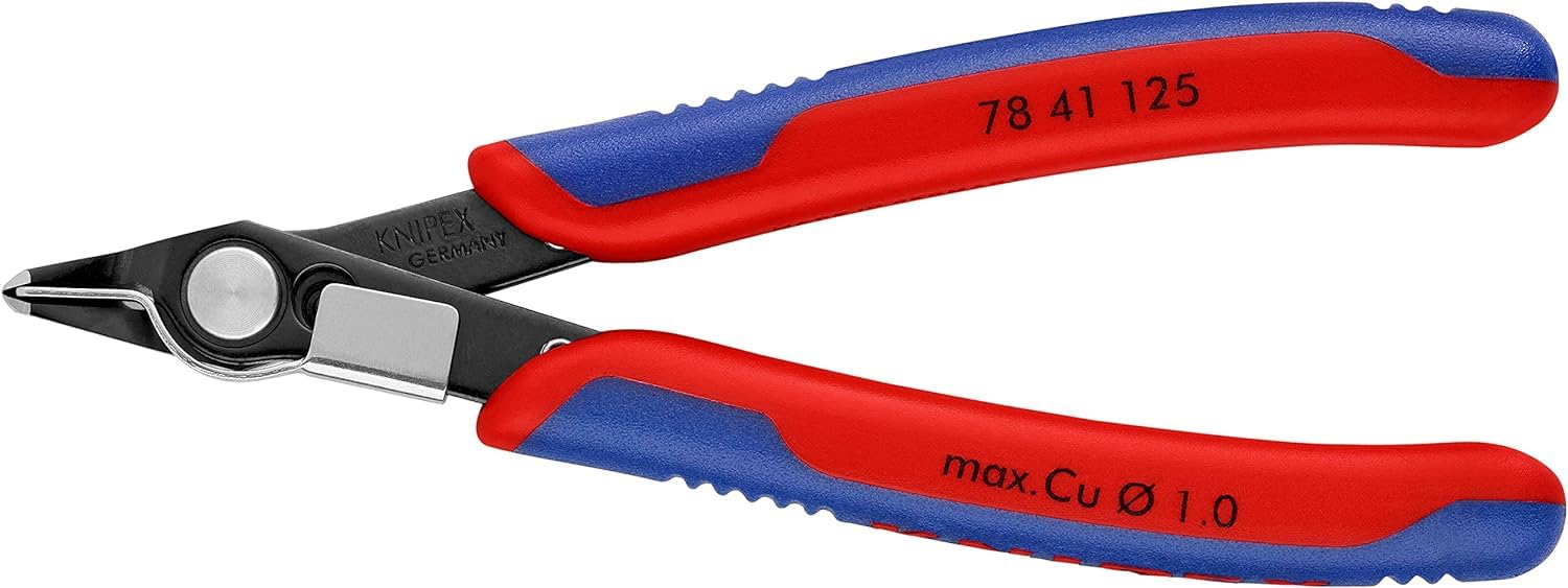 KNIPEX Electronic Super Knips with Multi-Component Handles 125 mm, 78 41 125