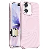 ORNARTO Vortuxe for iPhone 17 Case 6.3" | 2X MIL-STD Protection | Camera Control Button | Compatible with MagSafe | Sleek Aesthetic Liquid Silicone Phone Cover | Pink Quartz