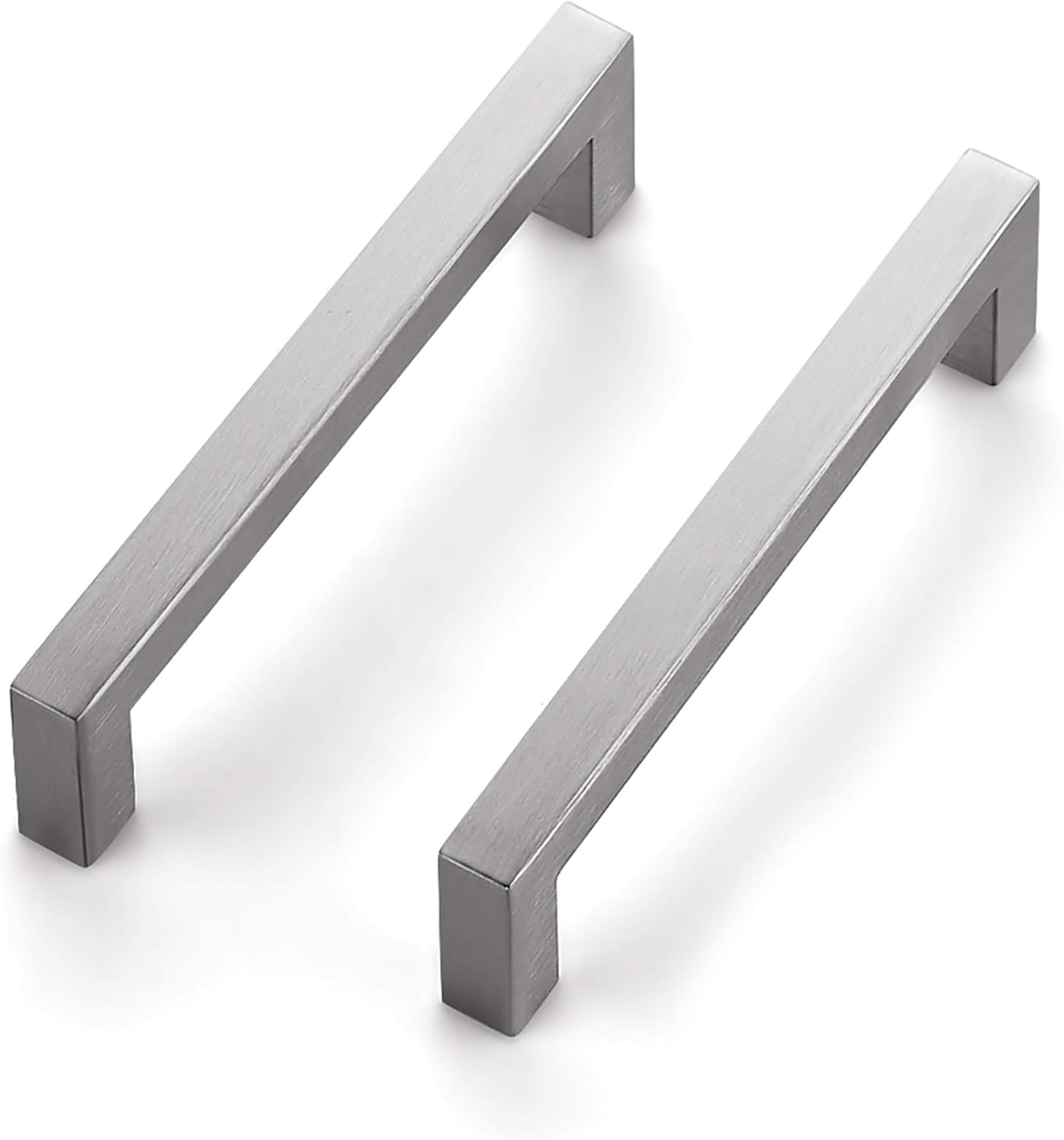 Ravinte 1 Pack 5 Inch Kitchen Square Handles Satin Nickel
