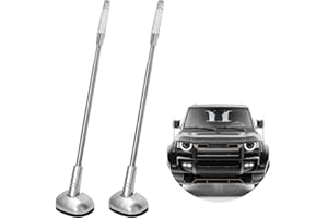 DXNQ 2 PCS Car Bumper Corner Antenna Pole, Adjustable Parking Driving Assist Telescopic Antenna for New Drivers, Expandable F
