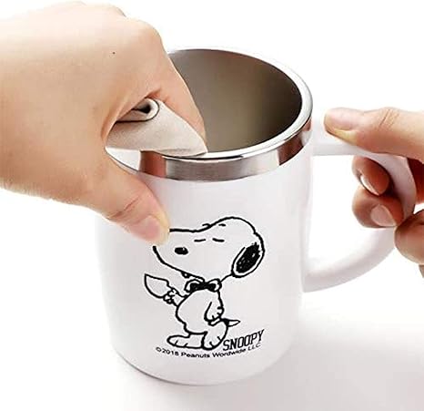 Amazon スヌーピー Peanuts マグカップ 子供 真空断熱マグ 4ml ステンレス 保温 かわいい マグ カップ エスプレッソカップ コーヒーカップ 再利用可能 環境に良い 軽量 蓋付き T A 4ml Pink1 White2 タンブラーグラス オンライン通販