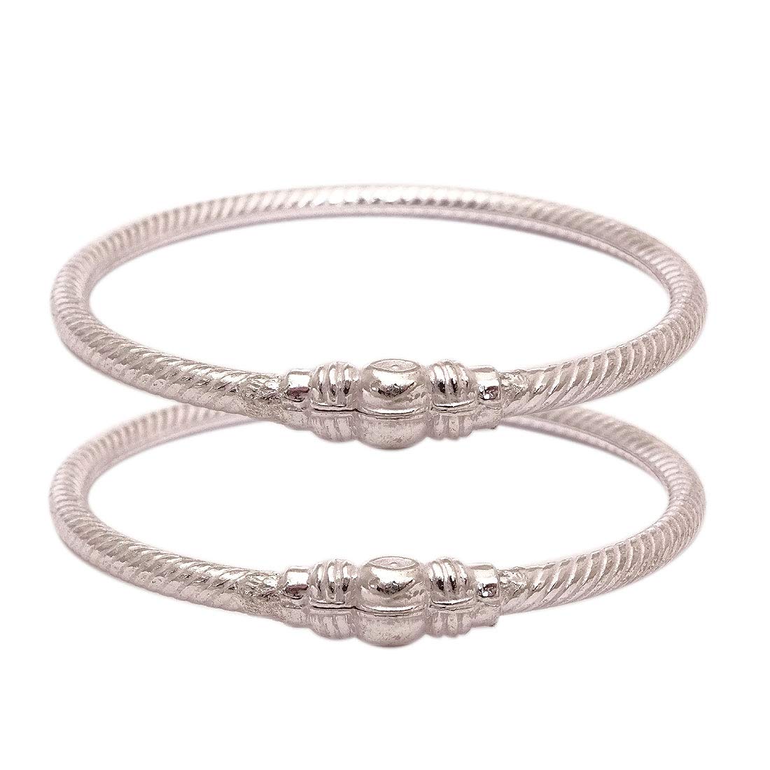 silver kada design for baby boy