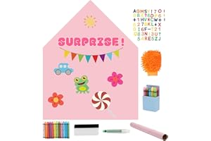 Magnetic Wall Decal for Kids, 40"x32" Magnetic Wall Decal for Kids Playroom,Repeatable Writing Chalkboard for Home, Schooling