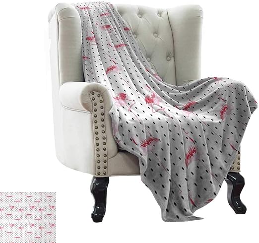 Amazon Com Weighted Blanket Adult Retro Flamingo Birds On
