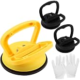 QTRMZKVE 3 Pack Car Dent Puller Kit, Paintless Dent Removal Suction Cup with Gloves, 4.5" &amp; 2.2" Powerful Suction Dent Remover, Paint Safe for Hail Damage, Car Body, Glass, Furniture &amp; Tile Lifting