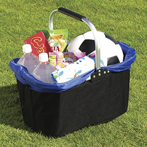 Marbrasse Collapsible Market Basket, Reusable Grocery Shopping Bag