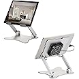 WEYRXIXO Surface Pro Stand, iPad Cooler,Cooling Pad,Aluminum Sturdy Tablet Stand Holder with Quiet Fan for Microsoft Surface Tablets,iPad Series,Samsung Galaxy Tabs-Up to 15-in Tablets