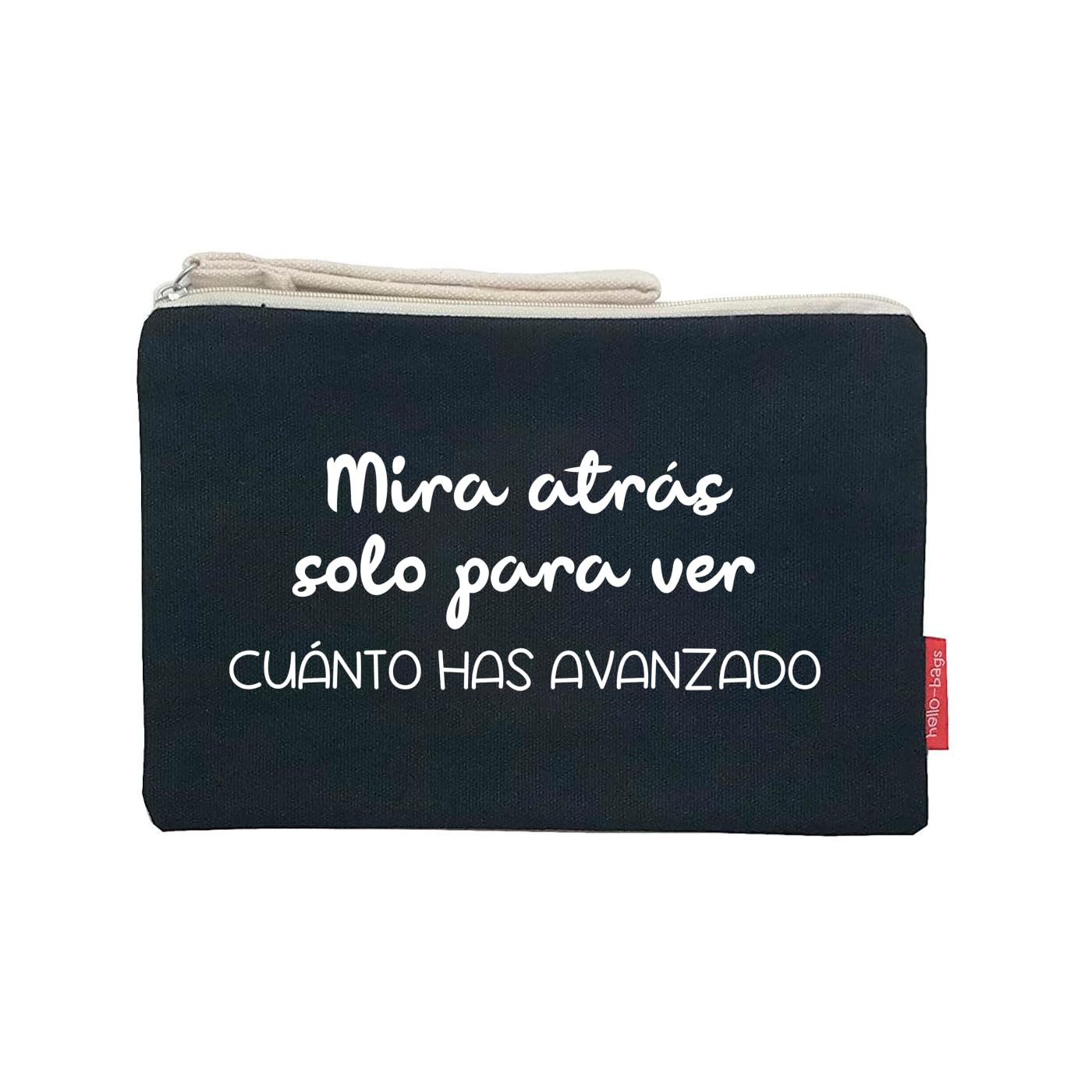 Econanos Hellobags2019 Canvas & Beach Tote Bag, 23 cm, Black (Negro)